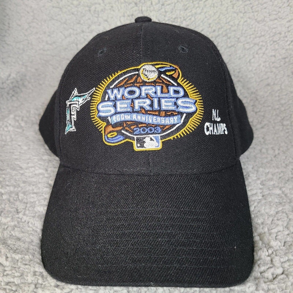 Florida Marlins 2003 World Series Hat Cap‎ Strapback MLB Twins Ent. N.L. Champs